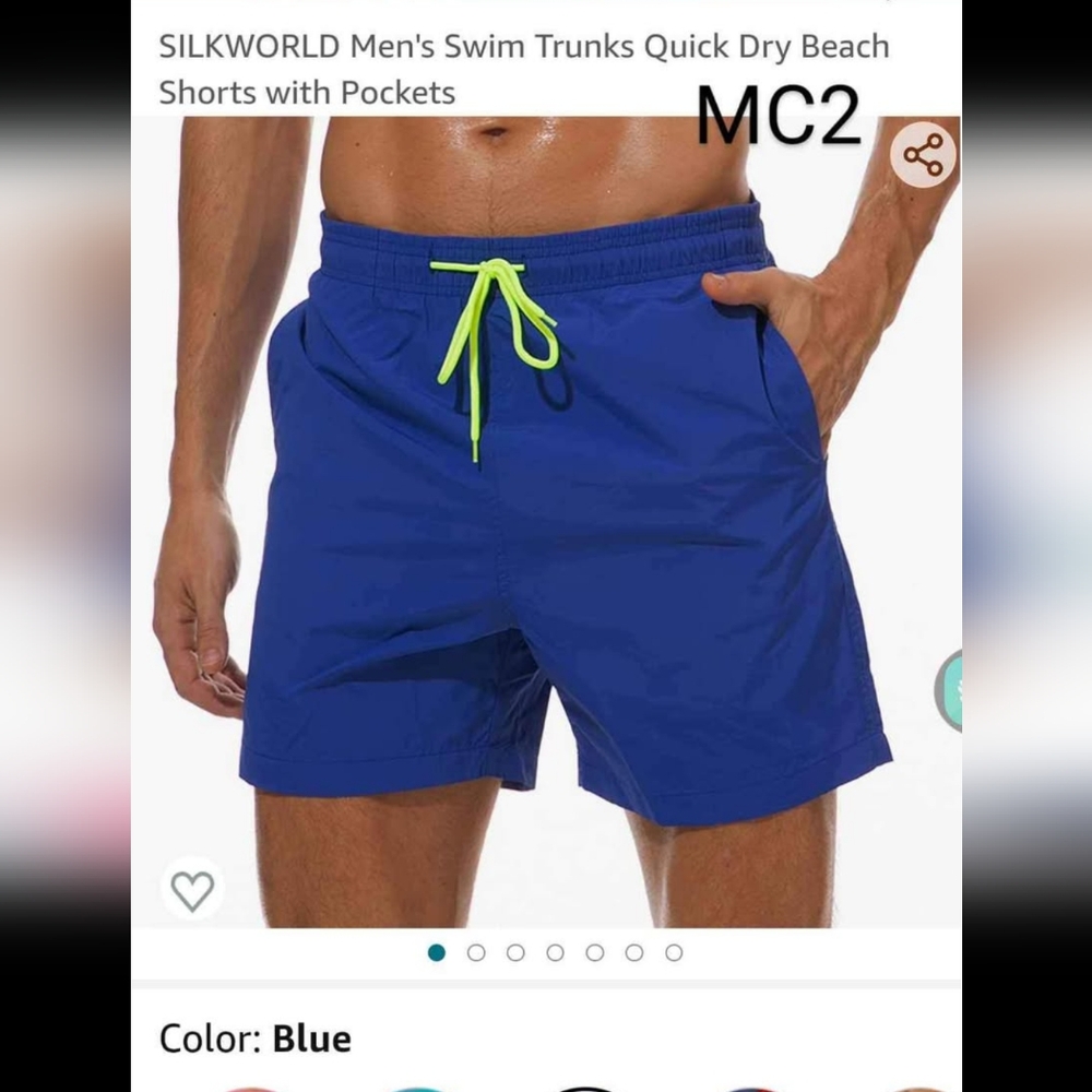 Men's Silkworld Swim Shorts XL